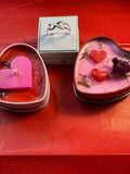 💖 Valentine’s Love Ritual Gift Set – Handmade Candle & Silver S925 Ring Bundle