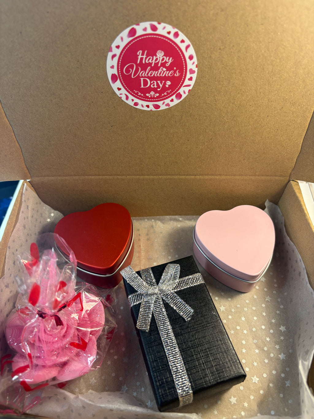 💖 Valentine’s Love Ritual Gift Box – Candles & Silver S925 Bracelet