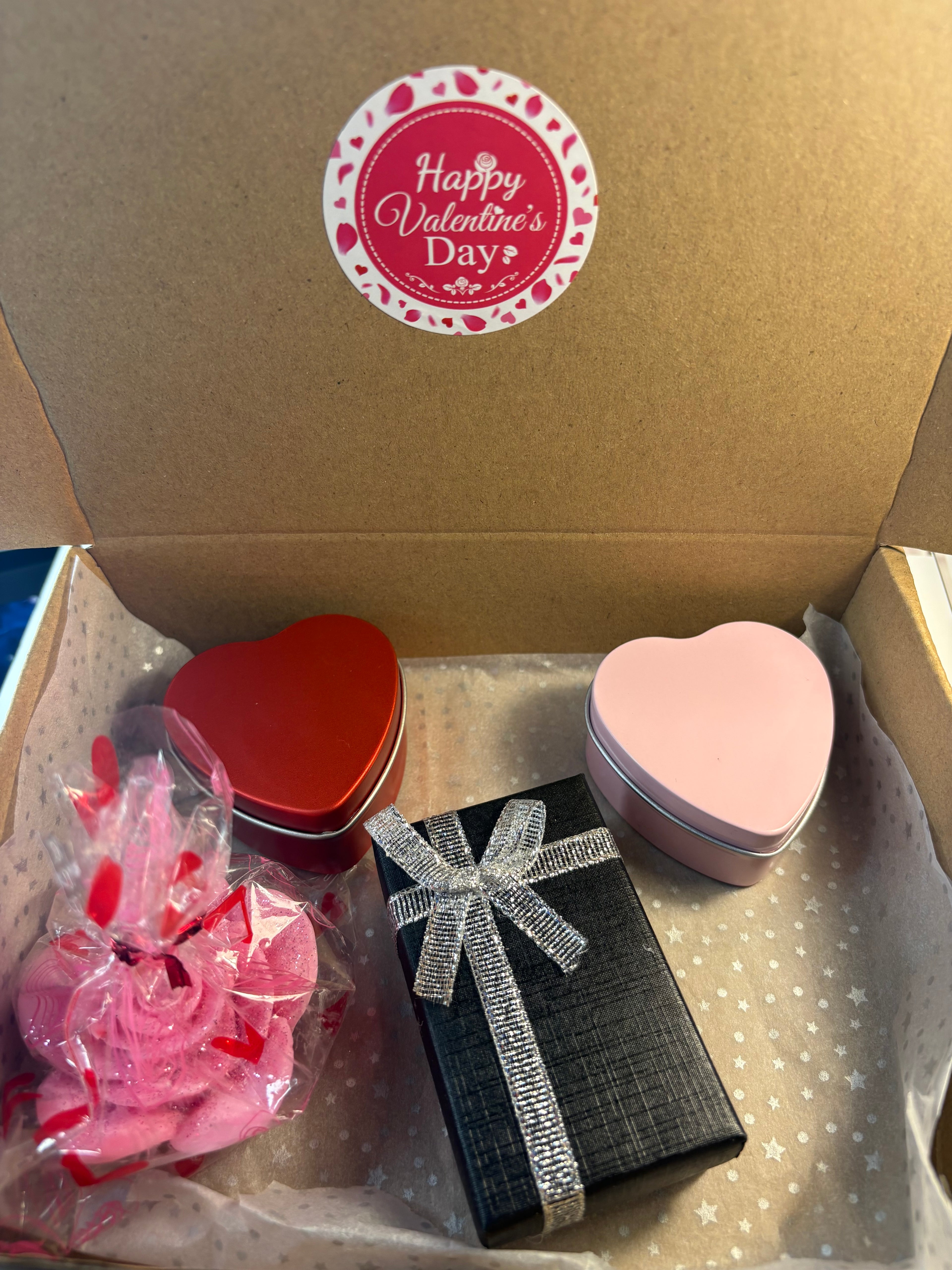 💖 Valentine’s Love Ritual Gift Box – Candles & Silver S925 Bracelet