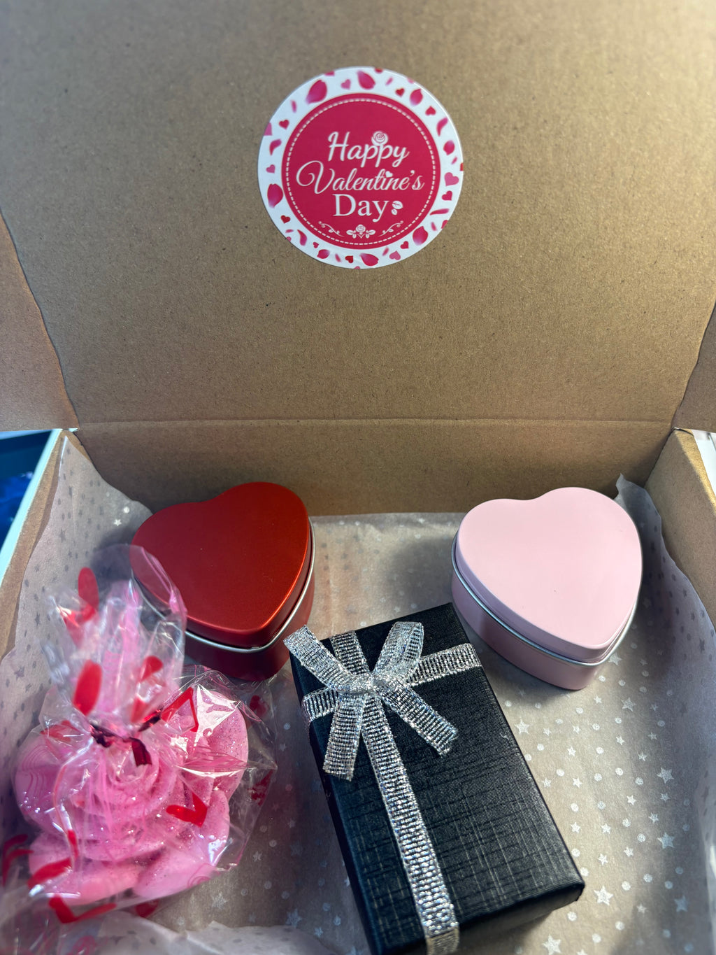 💖 Valentine’s Love Ritual Gift Box – Candles & Silver S925 Bracelet
