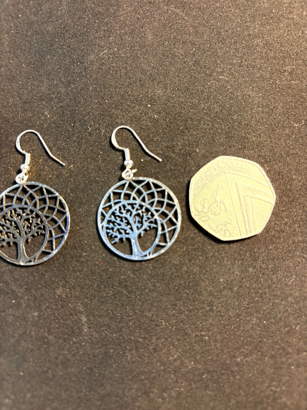 🌳 Tree of Life Sacred Geometry Earrings | Sterling Silver S925 Hooks