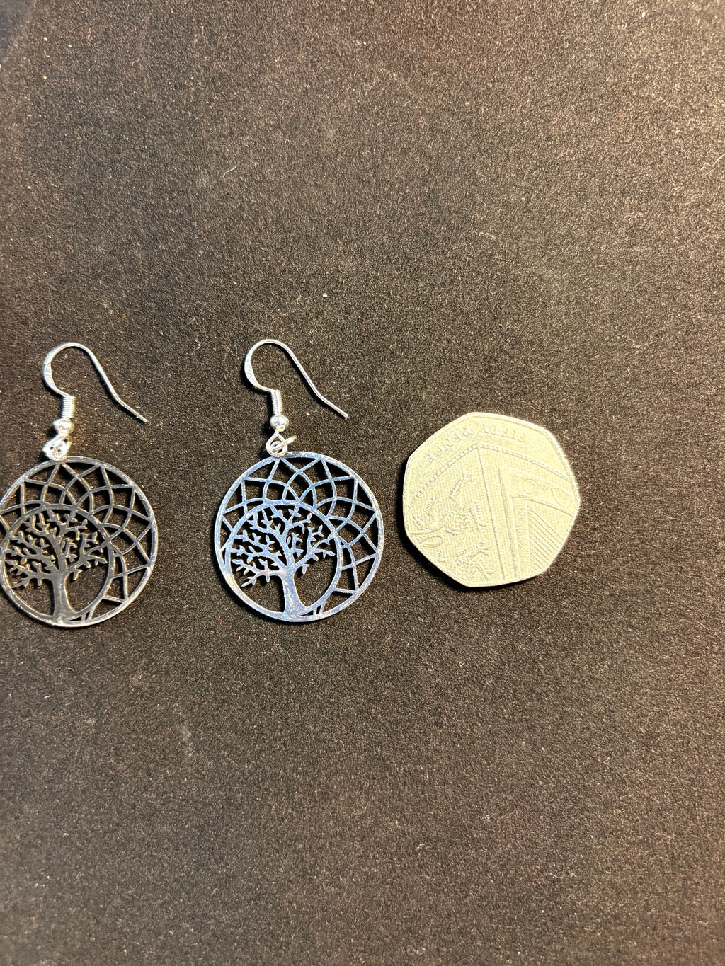 🌳 Tree of Life Sacred Geometry Earrings | Sterling Silver S925 Hooks