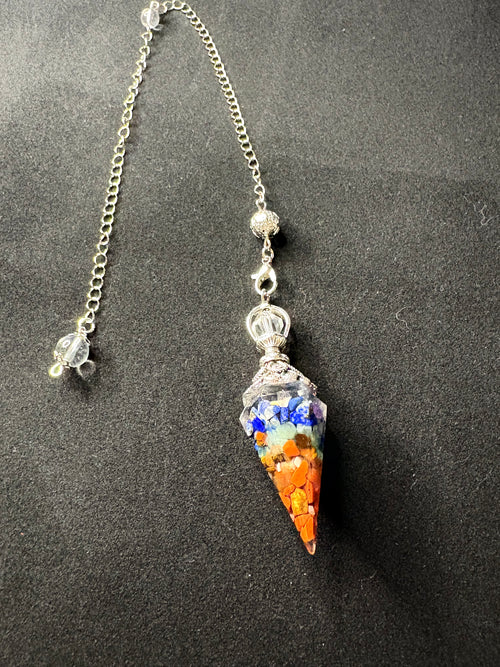 7 Chakra Crystal Pendulum – Divination & Energy Healing