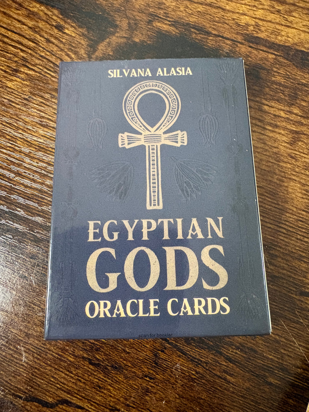 Egyptian Gods Oracle Cards Deck by Silvana Alasia – 36 Cards & Guidebook