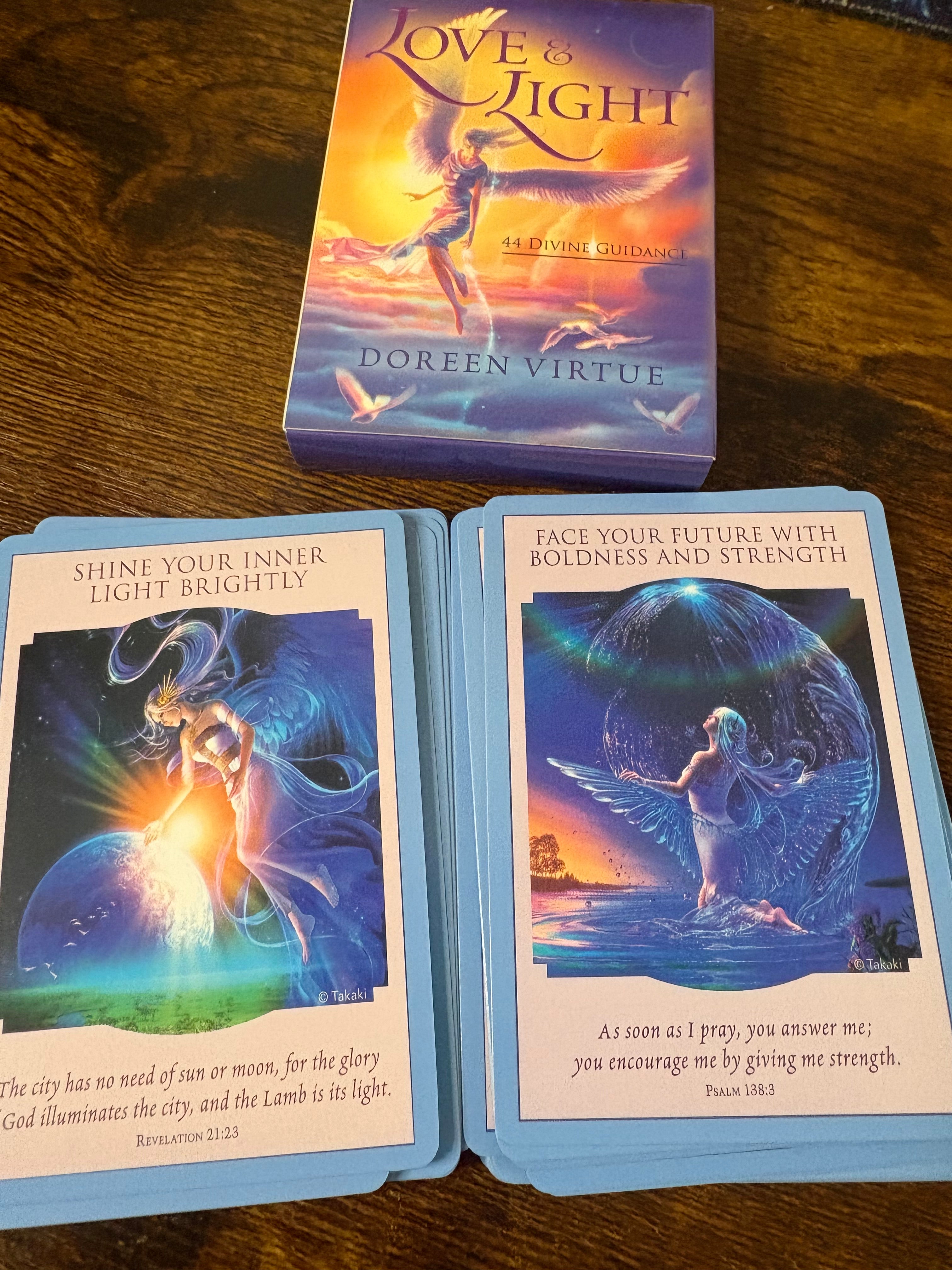 Love & Light Oracle Cards – Doreen Virtue – 44 Divine Guidance Cards