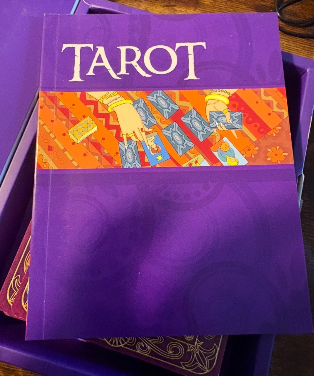 Essential Easy Tarot Cards Kit Includes Jumbo Deck Card and 64 Page illustrated Colour Book