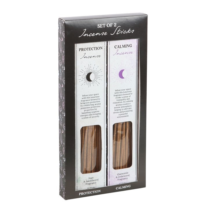 Protection & Calming Incense Sticks Set (Set of 2)