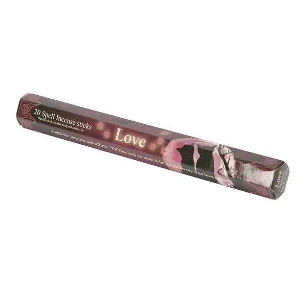 Love Spell Incense Sticks – Ritual Incense (20 Sticks)