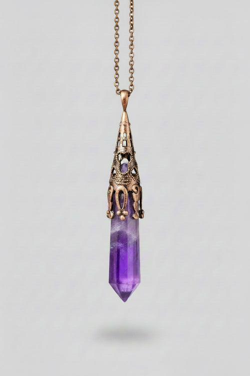 Amethyst Crystal Pendulum – Divination & Energy Healing
