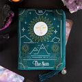The Sun Tarot Zipper Pouch – Mystical Velvet Tarot & Crystal Bag