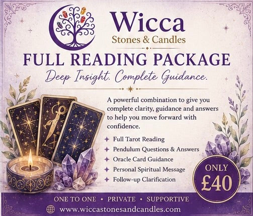 ✨ Full Tarot Reading Package – Tarot, Pendulum & Oracle Guidance ✨