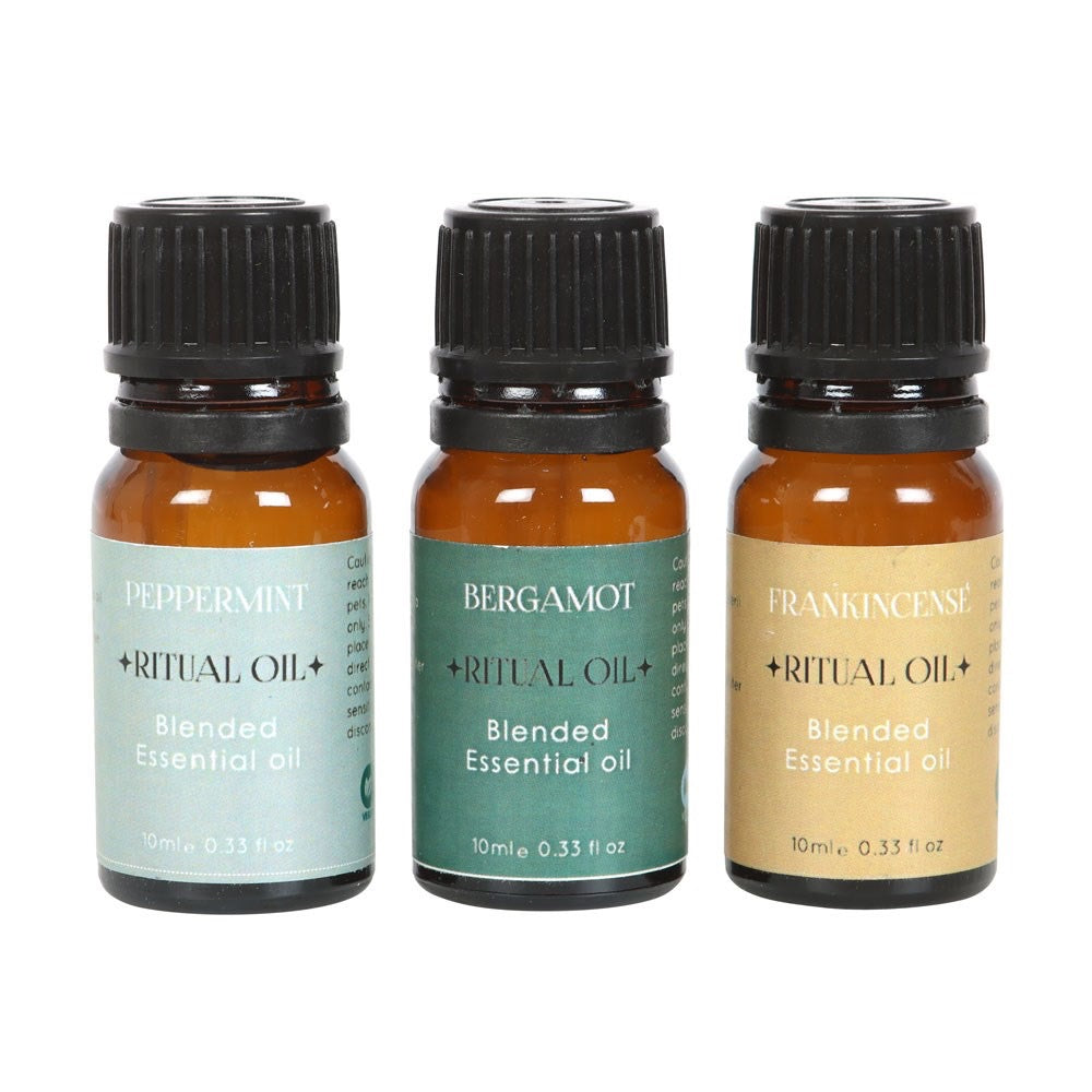 Success Ritual Oil Set – Blended Essential Oils (3 × 10ml)