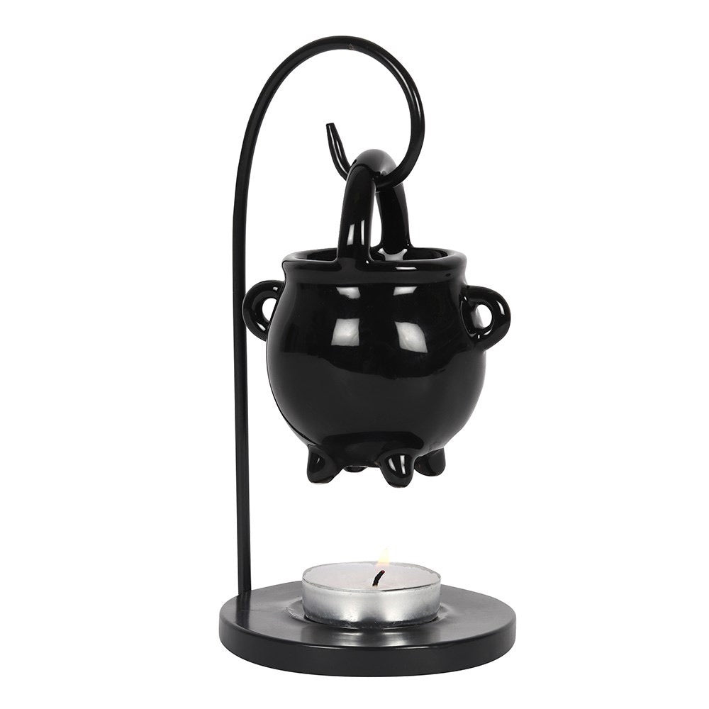 Hanging Black Cauldron Oil Burner – Witchcraft & Ritual Burner